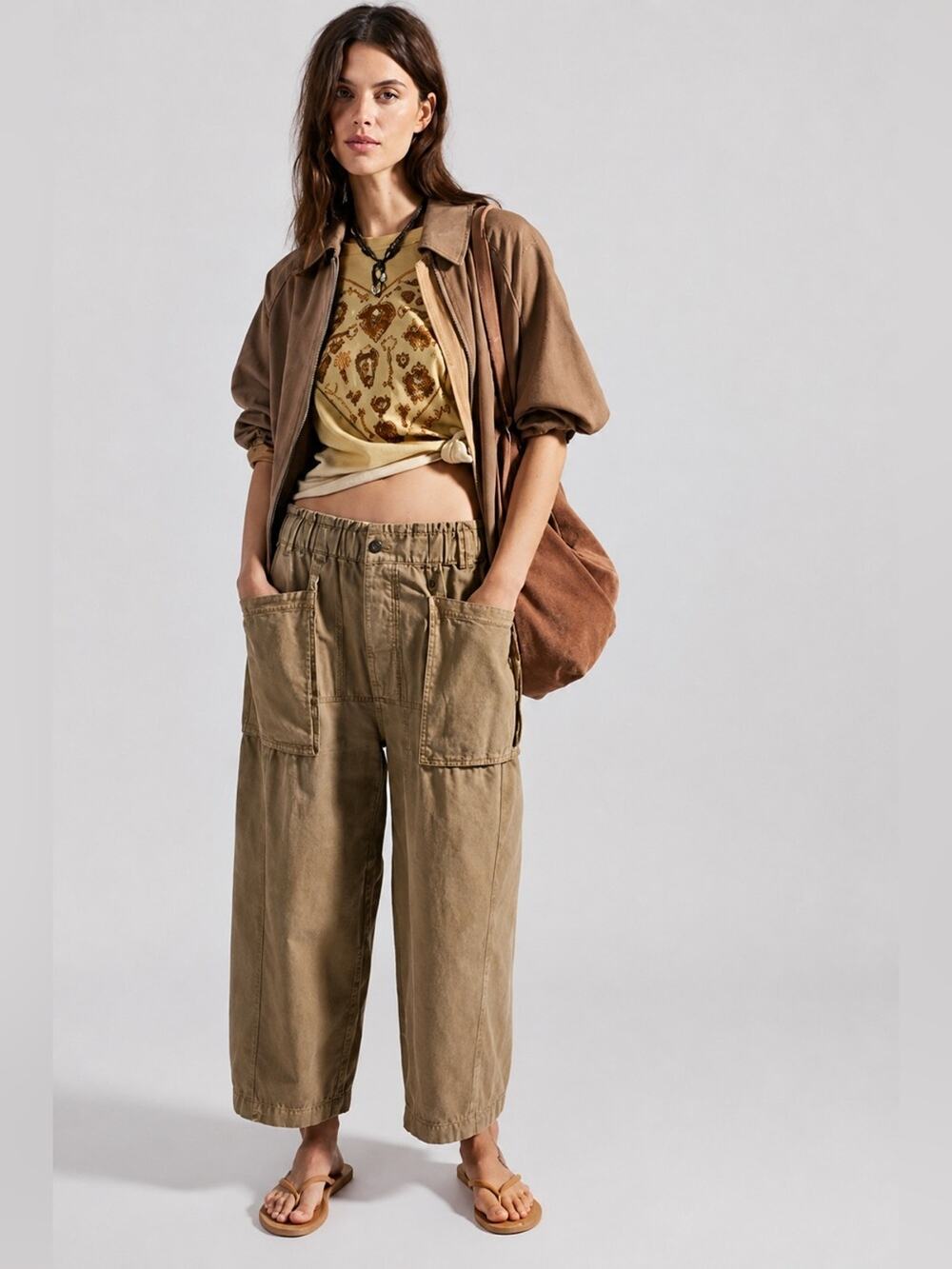 Free People Costa Pull On Harem Pants